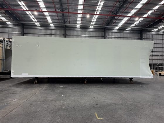 Shrink wrapped modular building