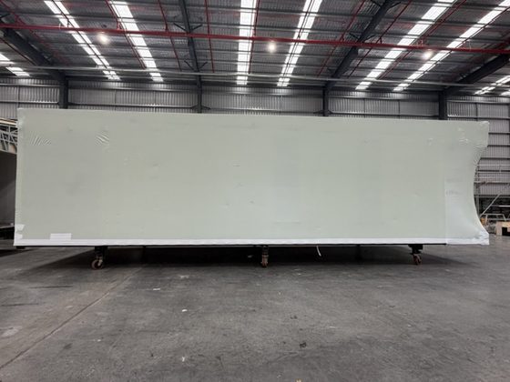 Shrink wrapped modular building